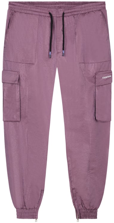My Brand FOY METAL NYLON CARGO PANT | PURPLE