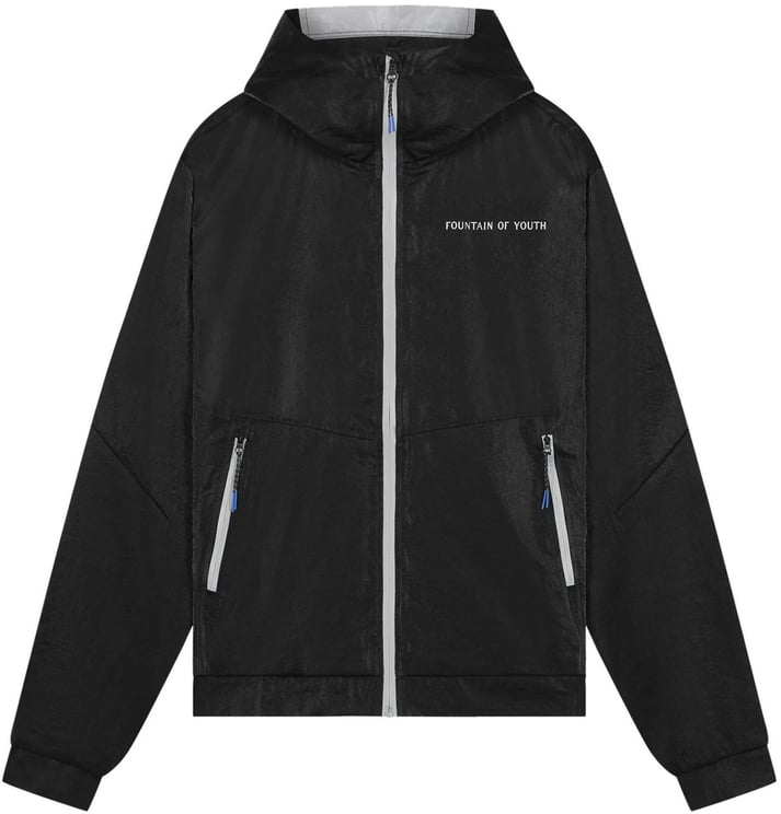 My Brand FOY METAL NYLON WINDBREAKER | BLACK