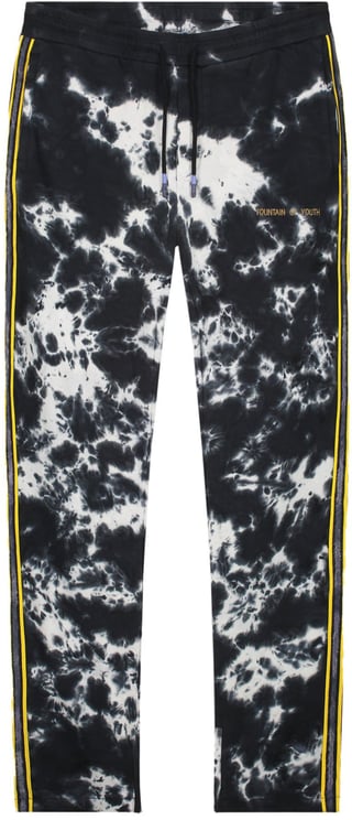 My Brand FOY TIE DYE PANT | BLACK - WHITE