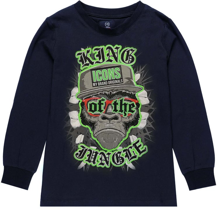 My Brand King Of The Jungle Longsleeve | NAVY