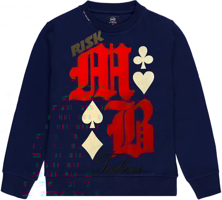 My Brand Mb Card Sweater | NAVY