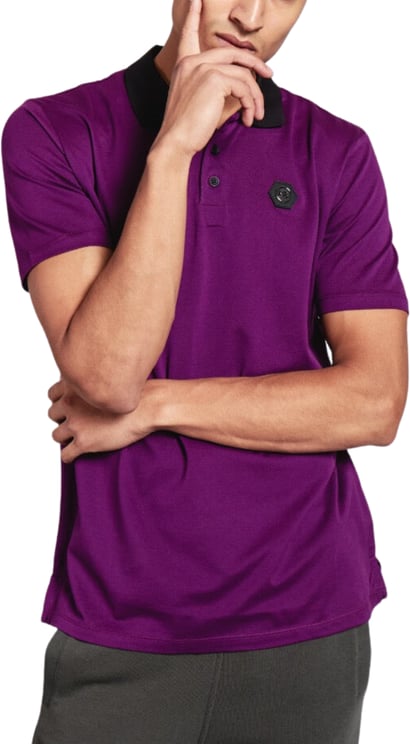My Brand MB CHEST BADGE POLO | BURGUNDY