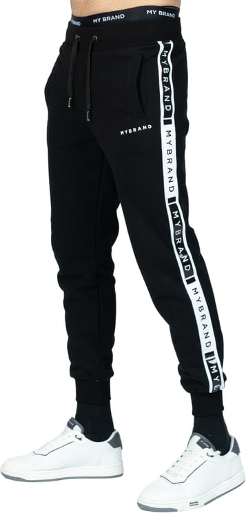 My Brand MB CONTRAST TAPING JOGGING BLACK | BLACK