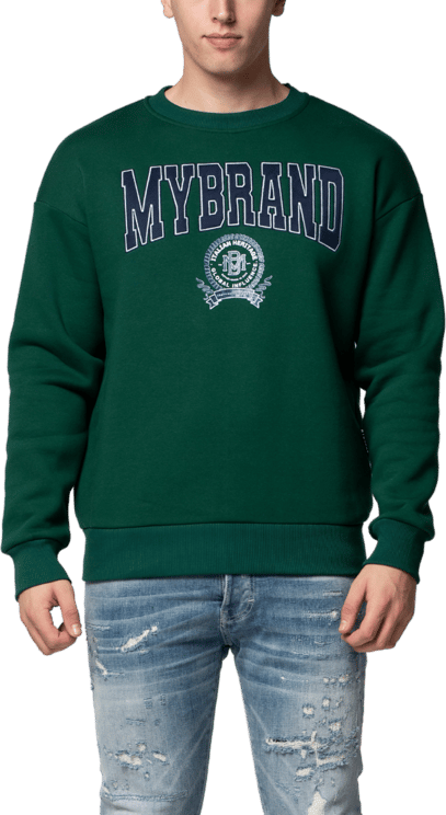 My Brand MB ITALIAN HERITAGE GLOBAL SWEATER | GREEN