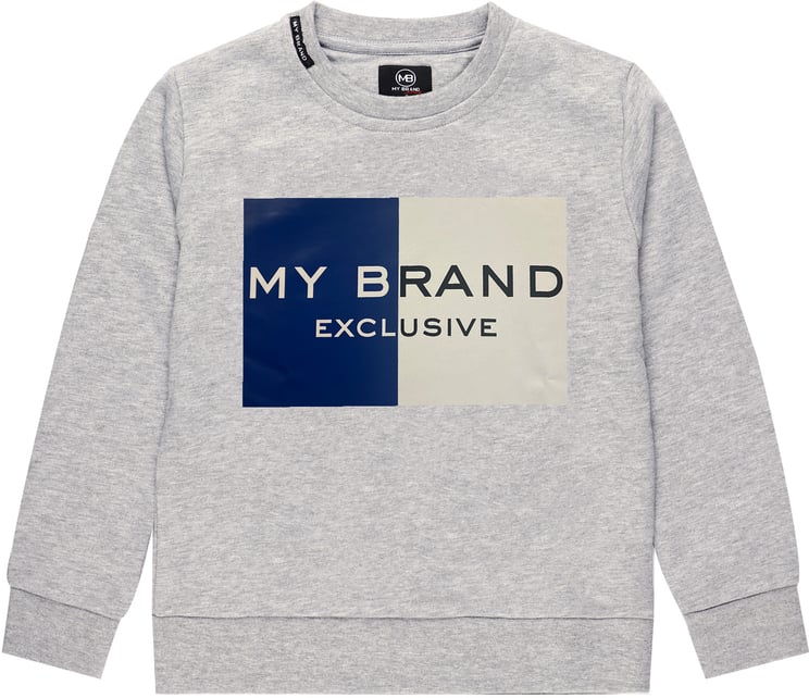 My Brand MB LOGO SWEATER | GREY