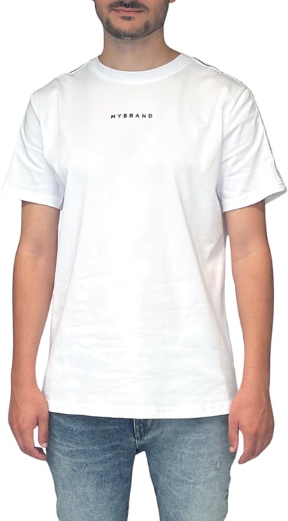 My Brand MB TAPING SHIRT WHITE BLACK | WHITE