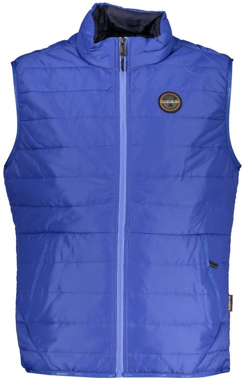 Napapijri Napapijri Blue Polyester Men's Sleeveless Jacket