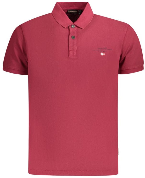 Napapijri Napapijri Rosso Cotton Mens Polo