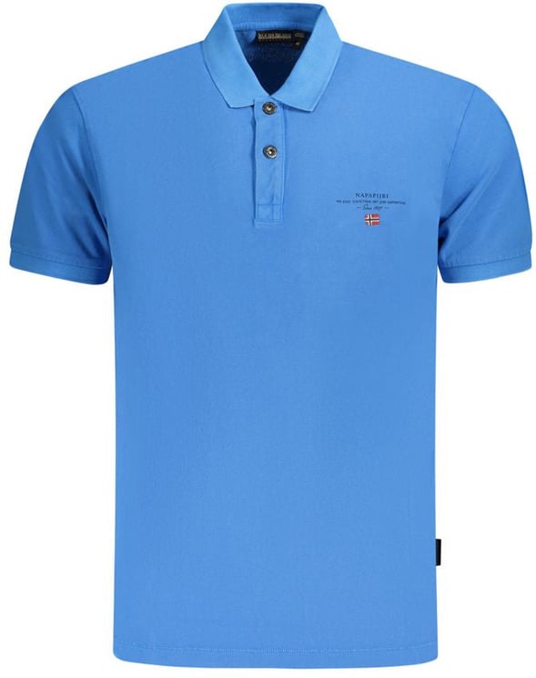 Napapijri Napapijri Blu Cotton Mens Polo
