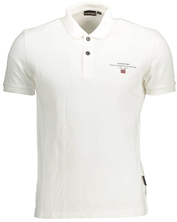 Napapijri Napapijri White Cotton Men Polo Shirt