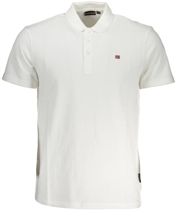 Napapijri Napapijri Bianco Cotton Men Polo Shirt