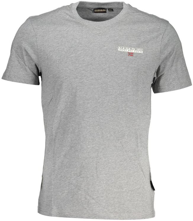Napapijri Napapijri Grigio Cotton Mens T-Shirt