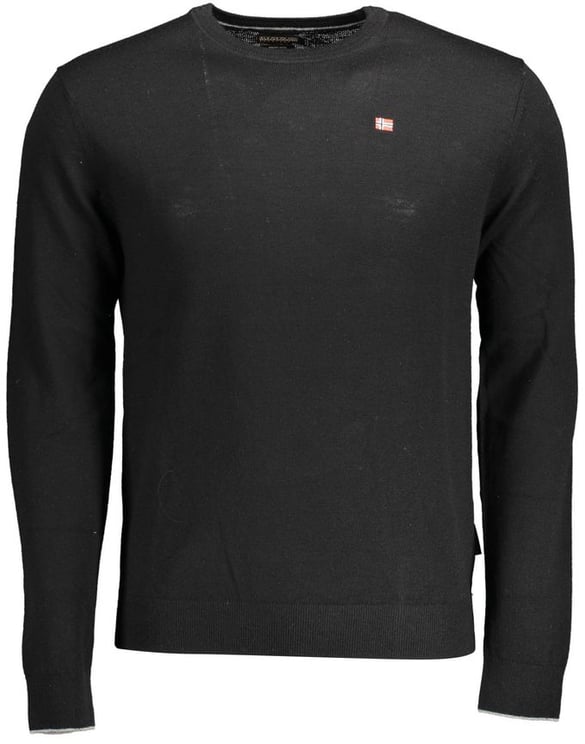 Napapijri Napapijri Black Wool Mens Sweater