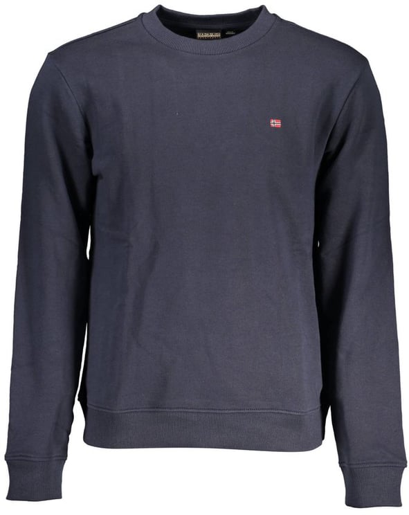 Napapijri Napapijri Blu Cotton Men Sweatshirt