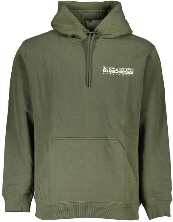 Napapijri Napapijri Verde Cotton Men Sweatshirt with Hood