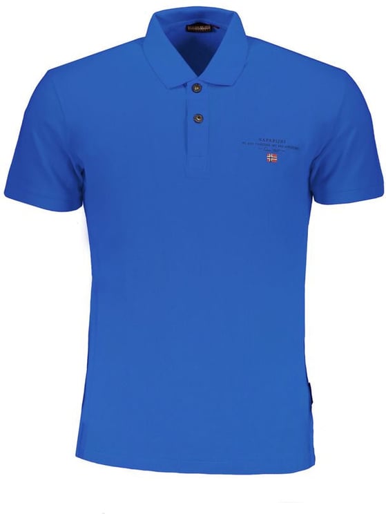 Napapijri Napapijri Blue Cotton Polo Shirt