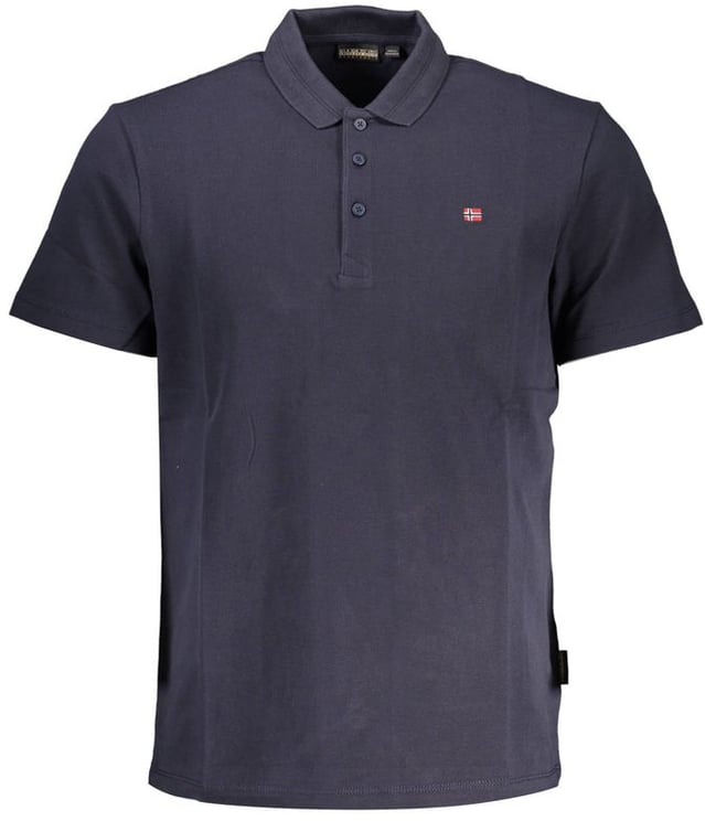 Napapijri Napapijri Blue Cotton Polo Shirt