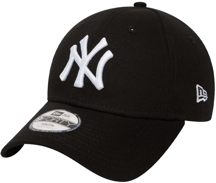 New Era New Era New York Yankees MLB 9Forty Youth Cap Zwart Wit
