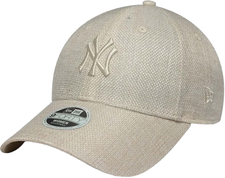 New Era New Era New York Yankees Woven 9Forty Dames Cap Beige