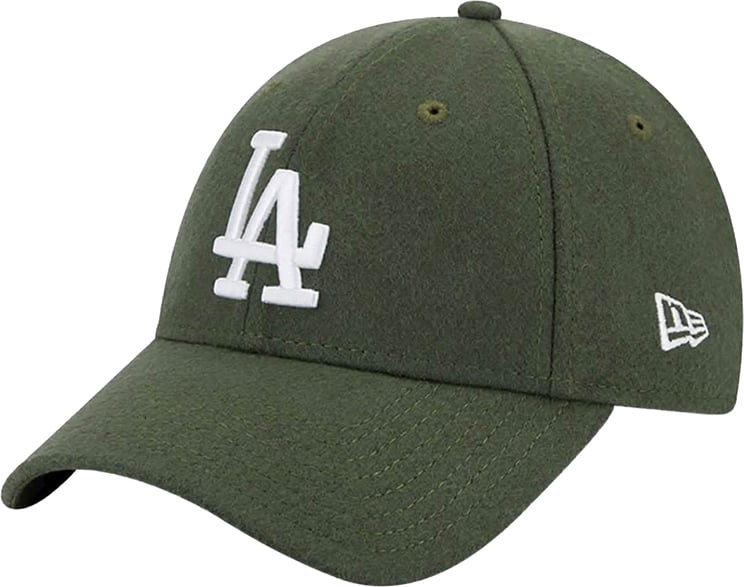 New Era LA Dodgers Wool 9Forty Adjustable Cap Dark Green