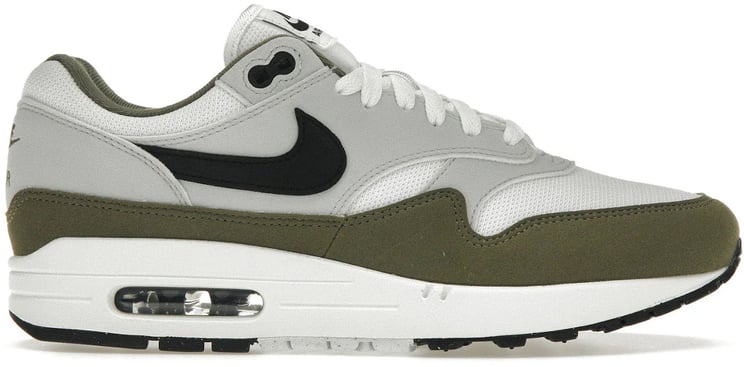 Nike Nike Air Max 1 White Black Medium Olive