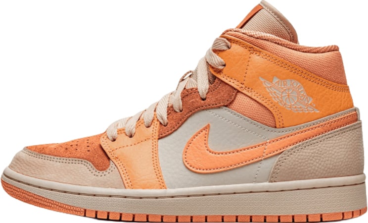 Nike Jordan 1 Mid Apricot Orange (Women's)