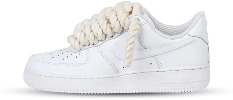 Nike Nike Air Force 1 Low Rope Laces Beige Custom