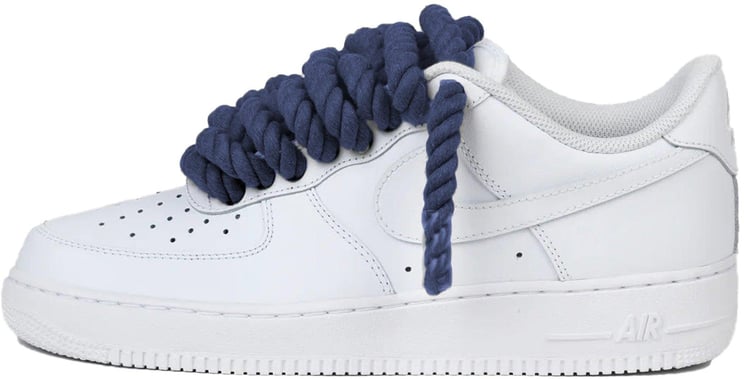 Nike Nike Air Force 1 Low Rope Laces Navy Custom