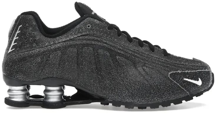 Nike Nike Shox R4 Black Distressed Leather