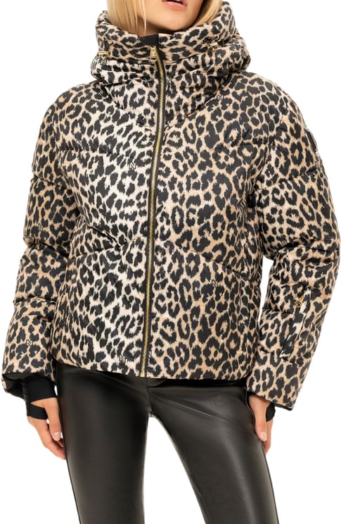 Nikkie Newport Leopard Ski Jas