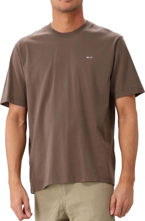 NN07 NN.07 T-Shirt Bruin Adam EMB