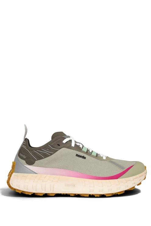 Norda Round Toe Sneakers With Recycled Nylon And Vibram Litebase Sole