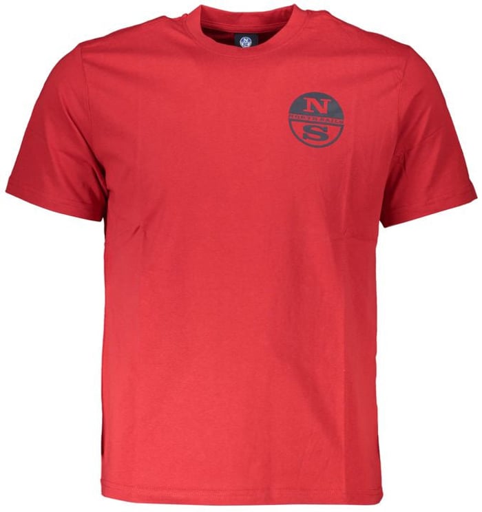 North Sails North Sails Rosso Cotton Men T-Shirt