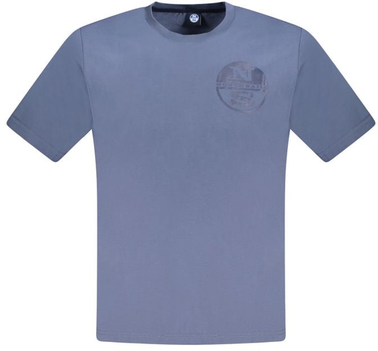 North Sails North Sails Blu Cotton Men T-Shirt