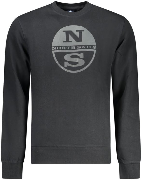 North Sails North Sails Black Cotton Men Sweatshirt