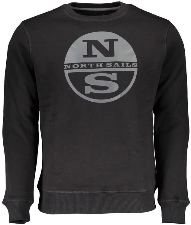 North Sails North Sails Black Cotton Men Sweatshirt