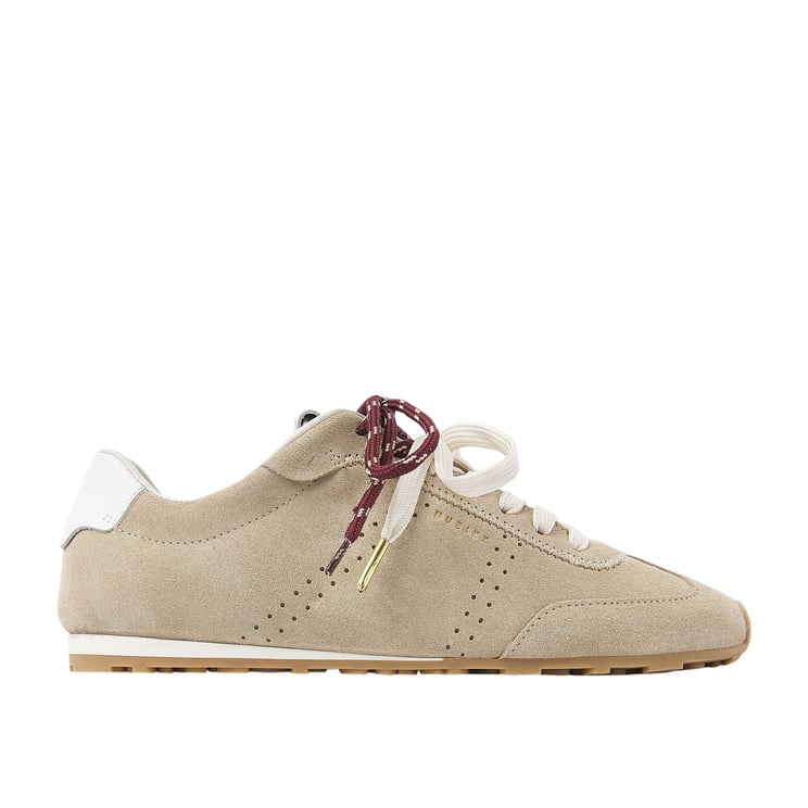 Nubikk Billy Lou | Beige Suède Sneakers voor Dames