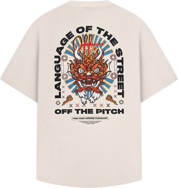 OFF THE PITCH OFF THE PITCH Dragon Oversized Tee