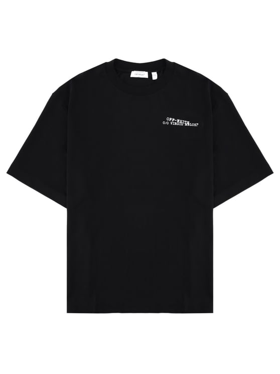 OFF-WHITE Black Relaxed Fit Arrow T-Shirt