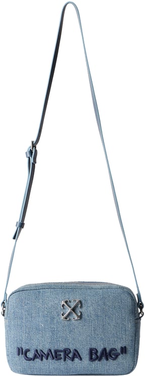 OFF-WHITE Off White Jitney Camera Denim Bag