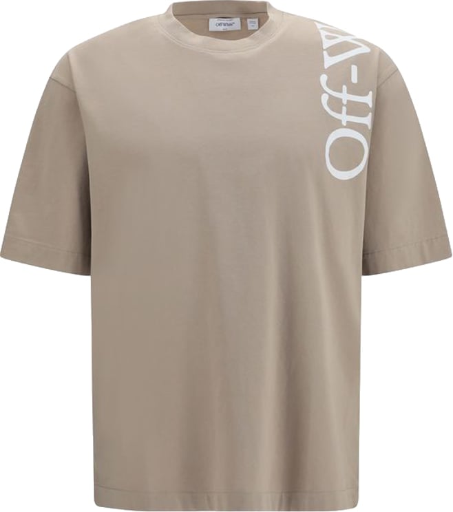 OFF-WHITE Off-White Beige Cotton T-Shirt