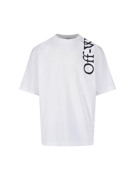 OFF-WHITE White Vertical Bookish Cotton T-Shirt
