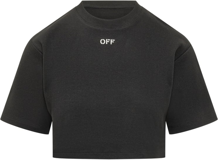 OFF-WHITE T-Shirt Cropped A Costine