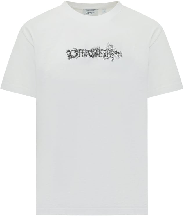 OFF-WHITE T-shirt Heraldic a Vestibilità Aderente
