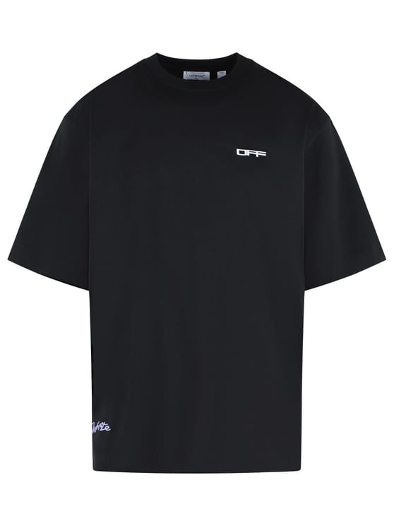 OFF-WHITE 'Archigeography Arrow' Black Cotton T-Shirt
