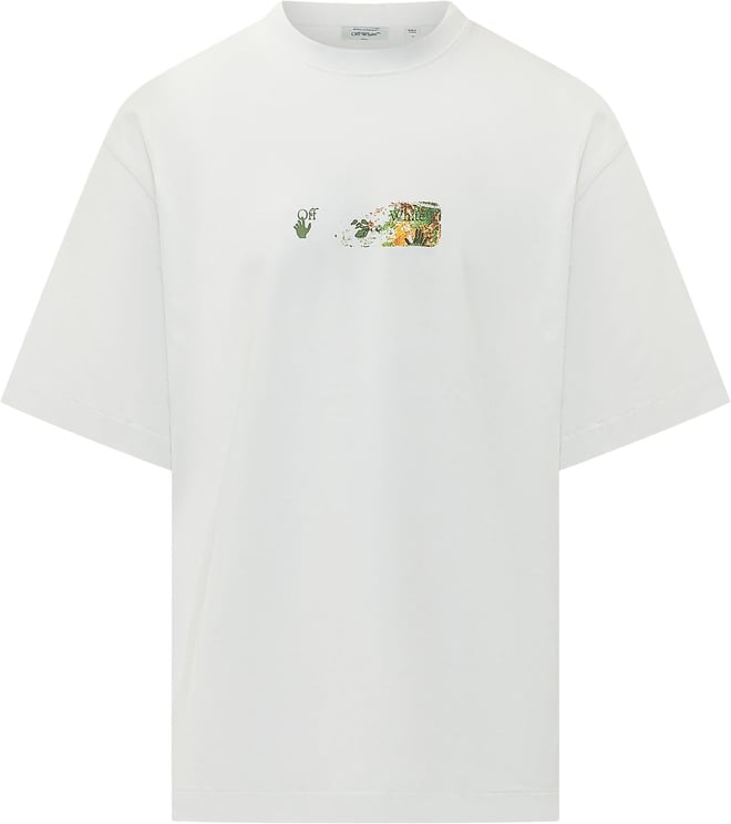 OFF-WHITE T-shirt Spices Arrow con Motivi sul Petto