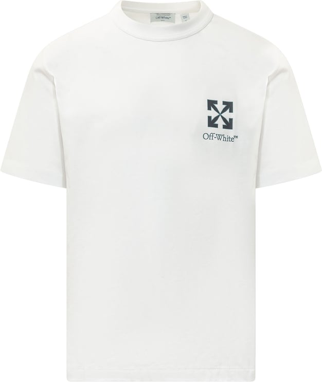 OFF-WHITE T-shirt Small Arrow con Motivo Logo