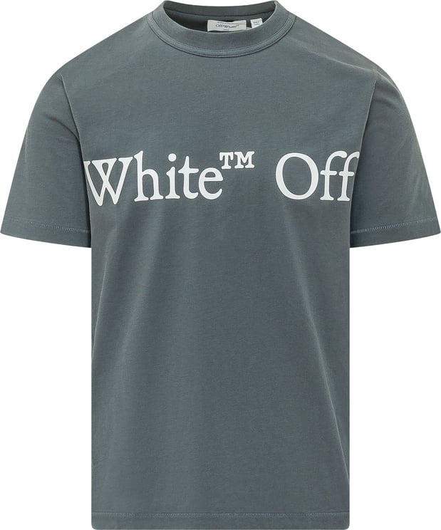 OFF-WHITE T-shirt Bookish Scarf con Grafica Logo