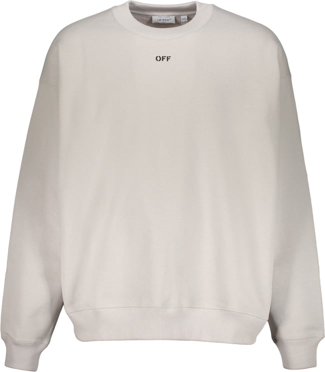 OFF-WHITE Long sleeve sweatshirt with printed logo