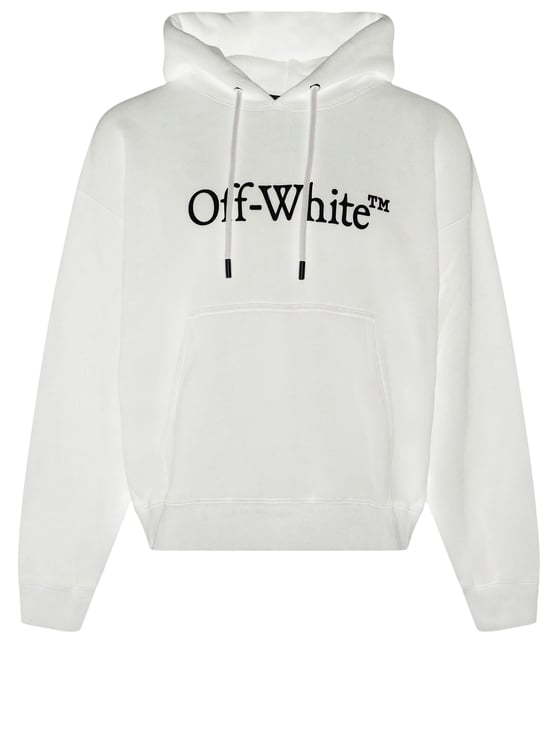 OFF-WHITE Relaxed-Fit Cotton Hoodie with Iconic Logo Print